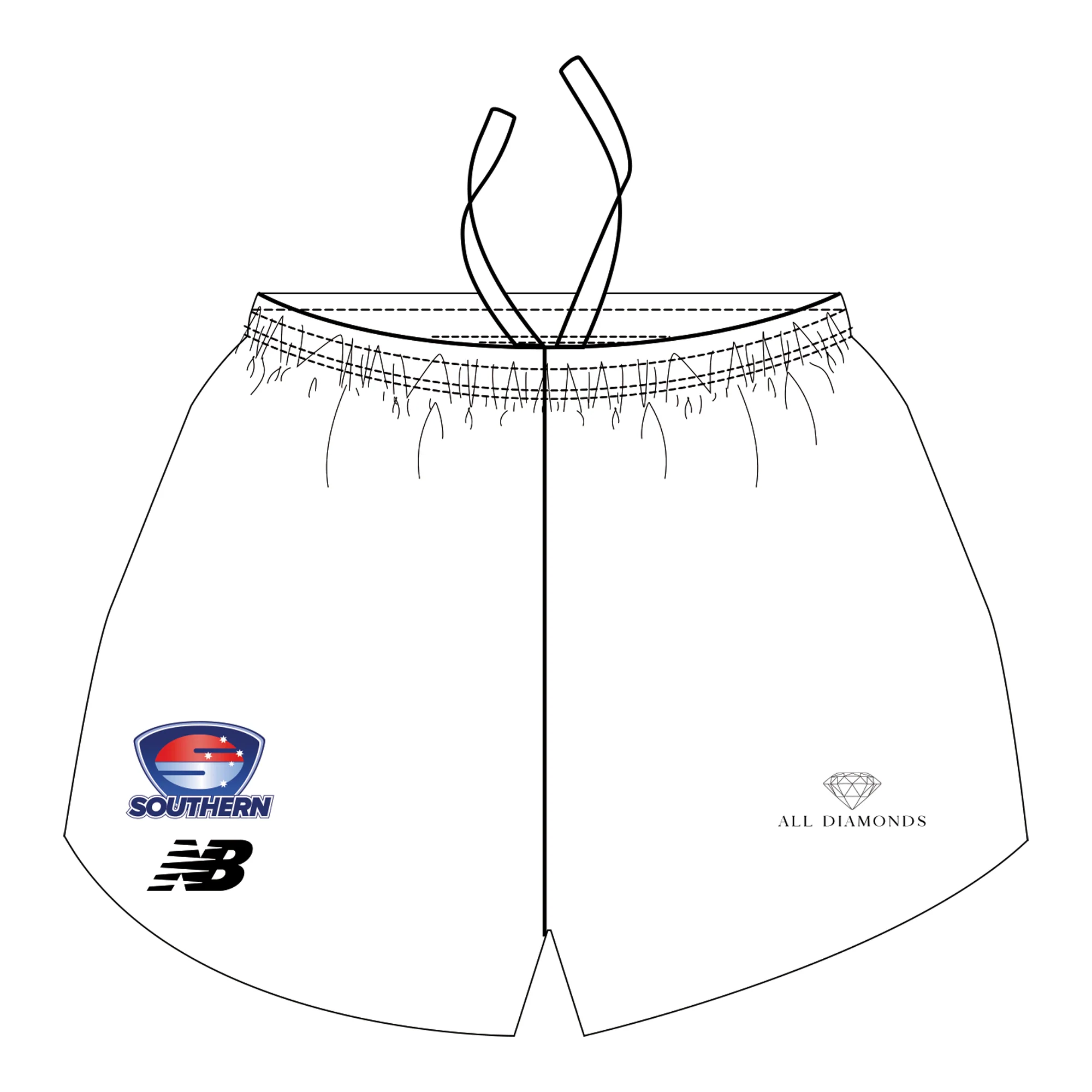 SFNL East Brighton FC | New Balance Away Shorts