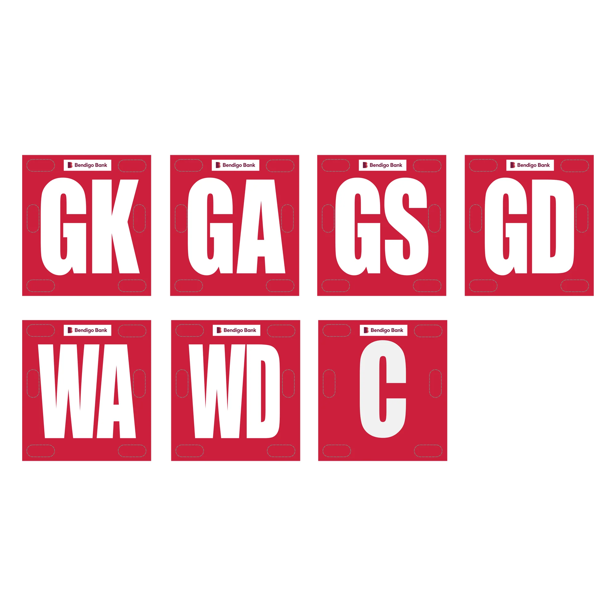 SFNL East Brighton NC | NB Netball Bib Set 2