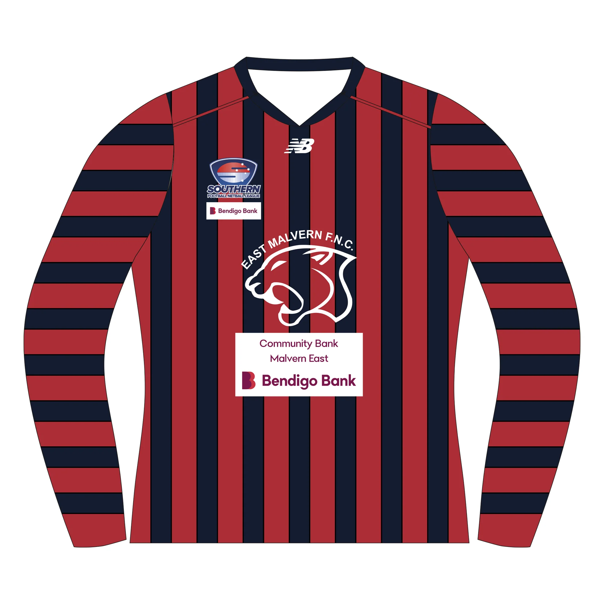 SFNL East Malvern FC | NB Guernsey Long Sleeve - Style 1