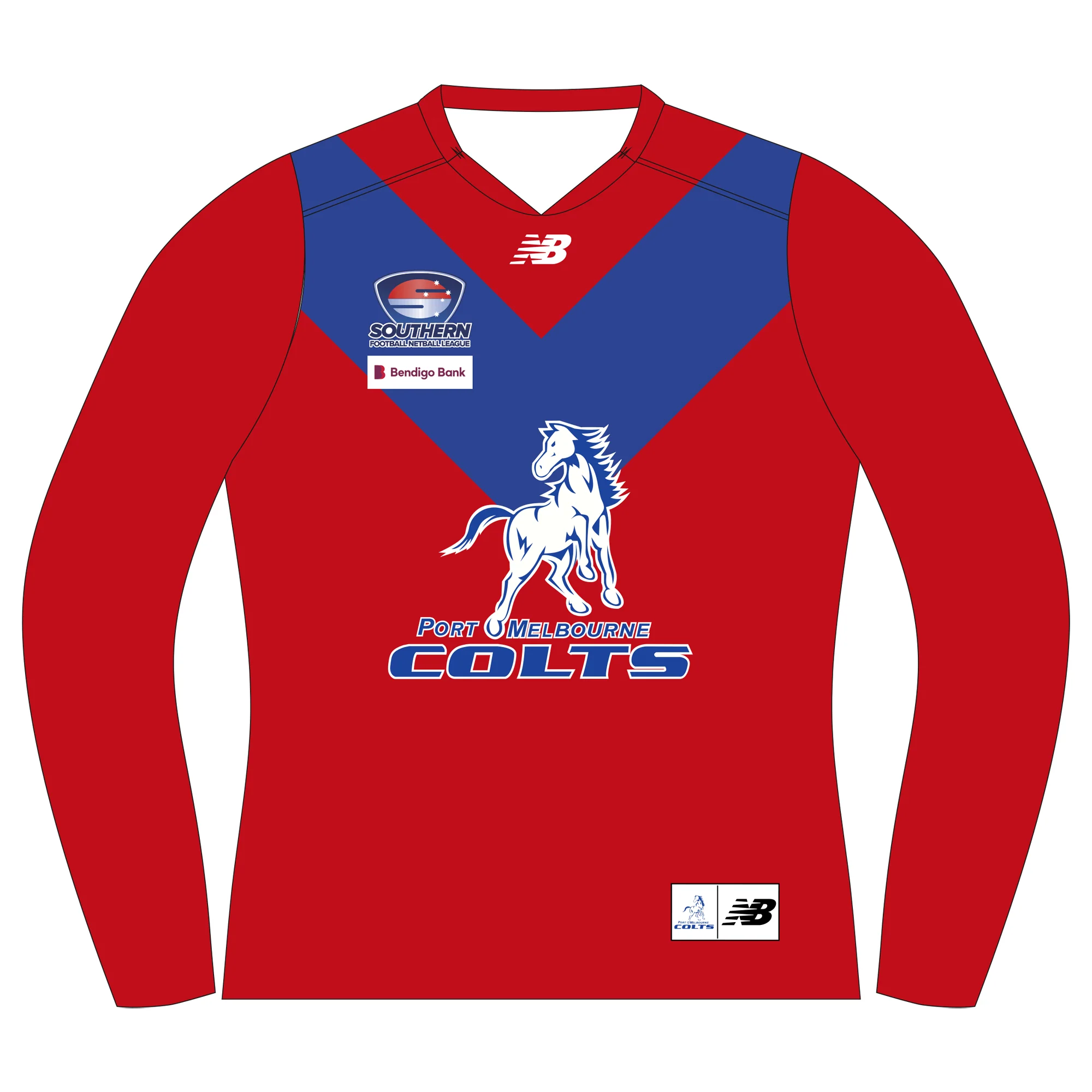 SFNL Port Melbourne Colts FNC | NB Guernsey - Long Sleeve