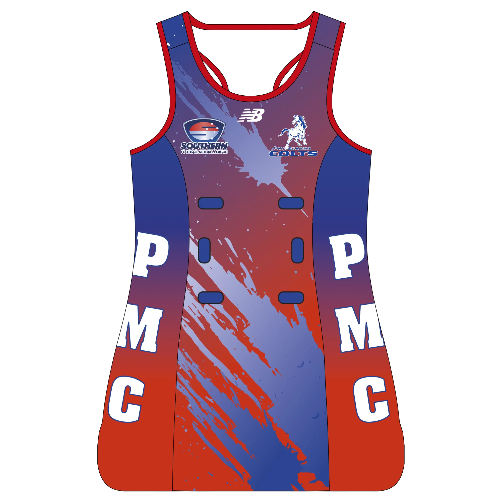 SFNL Port Melbourne Colts FNC | NB Netball Dress