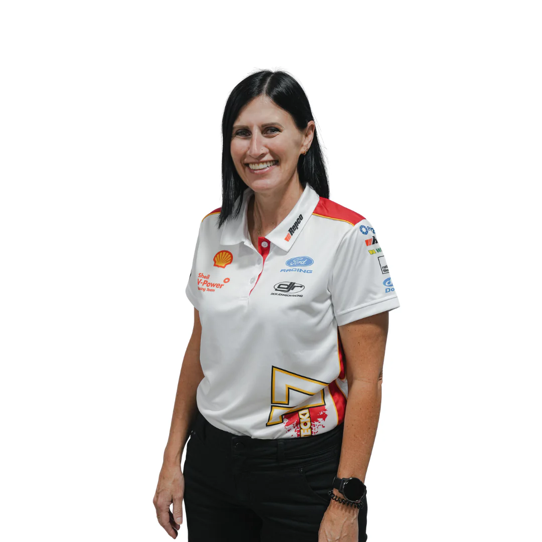 Shell V-Power Racing Team | Ladies WHITE TEAM POLO - Image 2