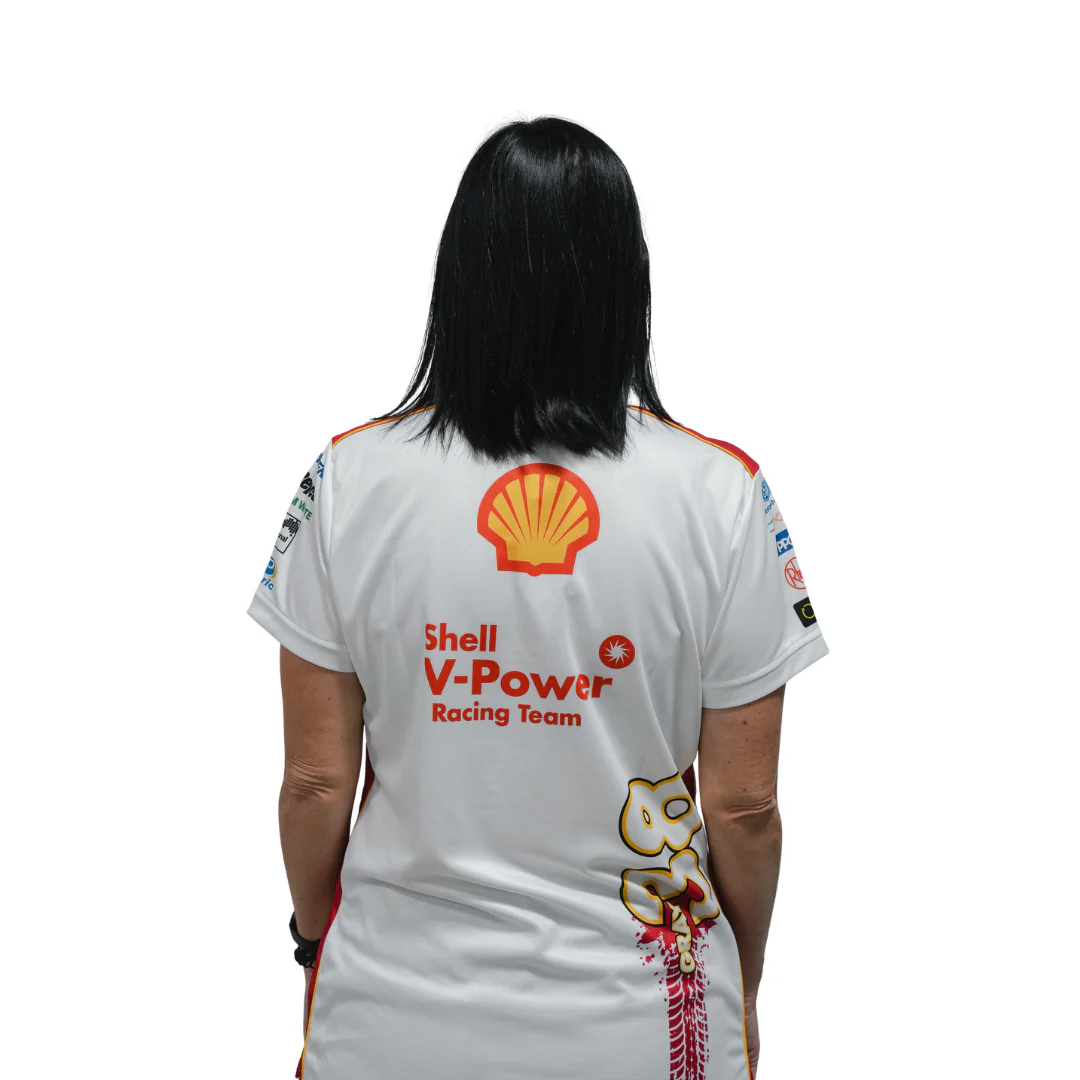 Shell V-Power Racing Team | Ladies WHITE TEAM POLO - Image 3