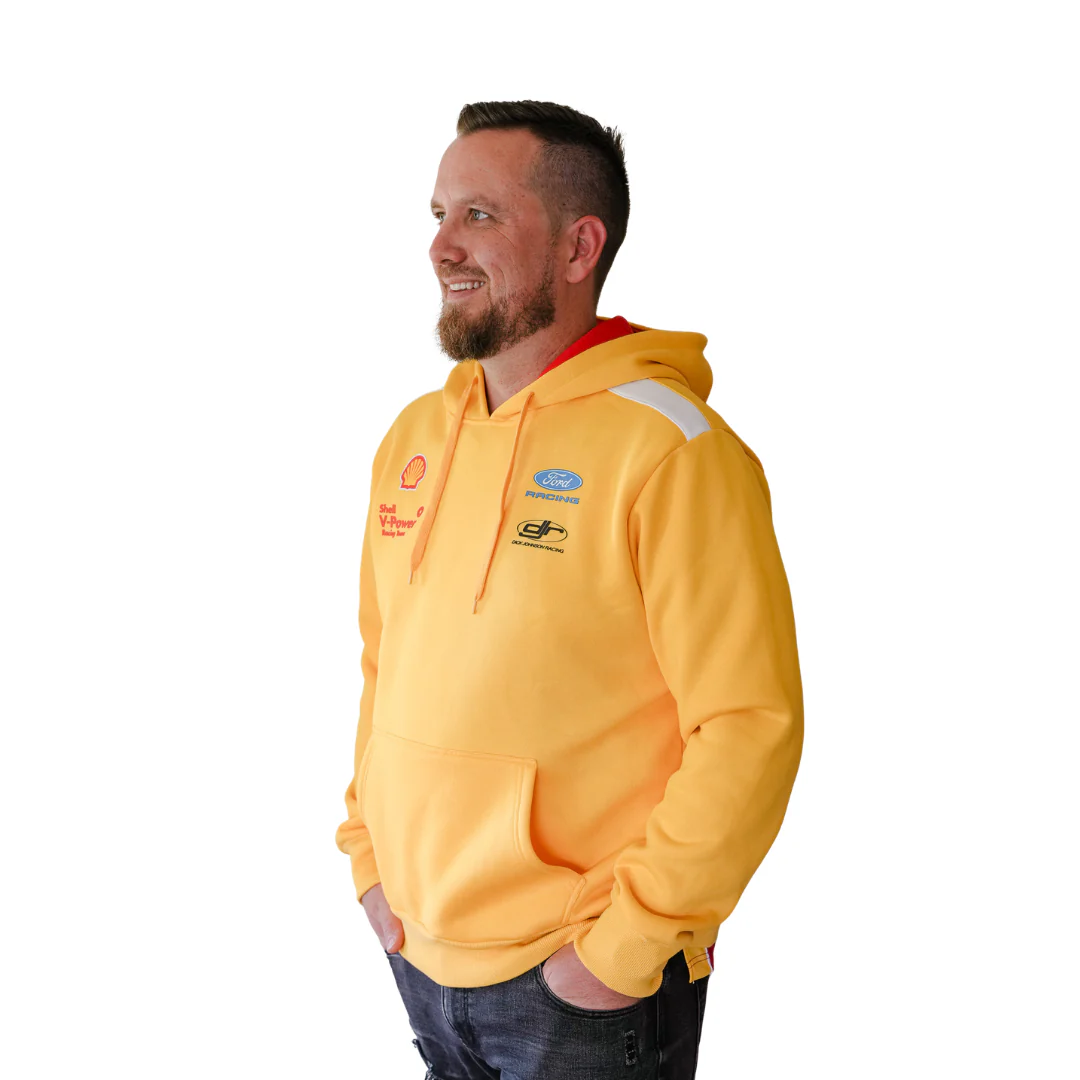 Shell V-Power Racing Team | Unisex 2026 Hoodie - Yellow - Image 2
