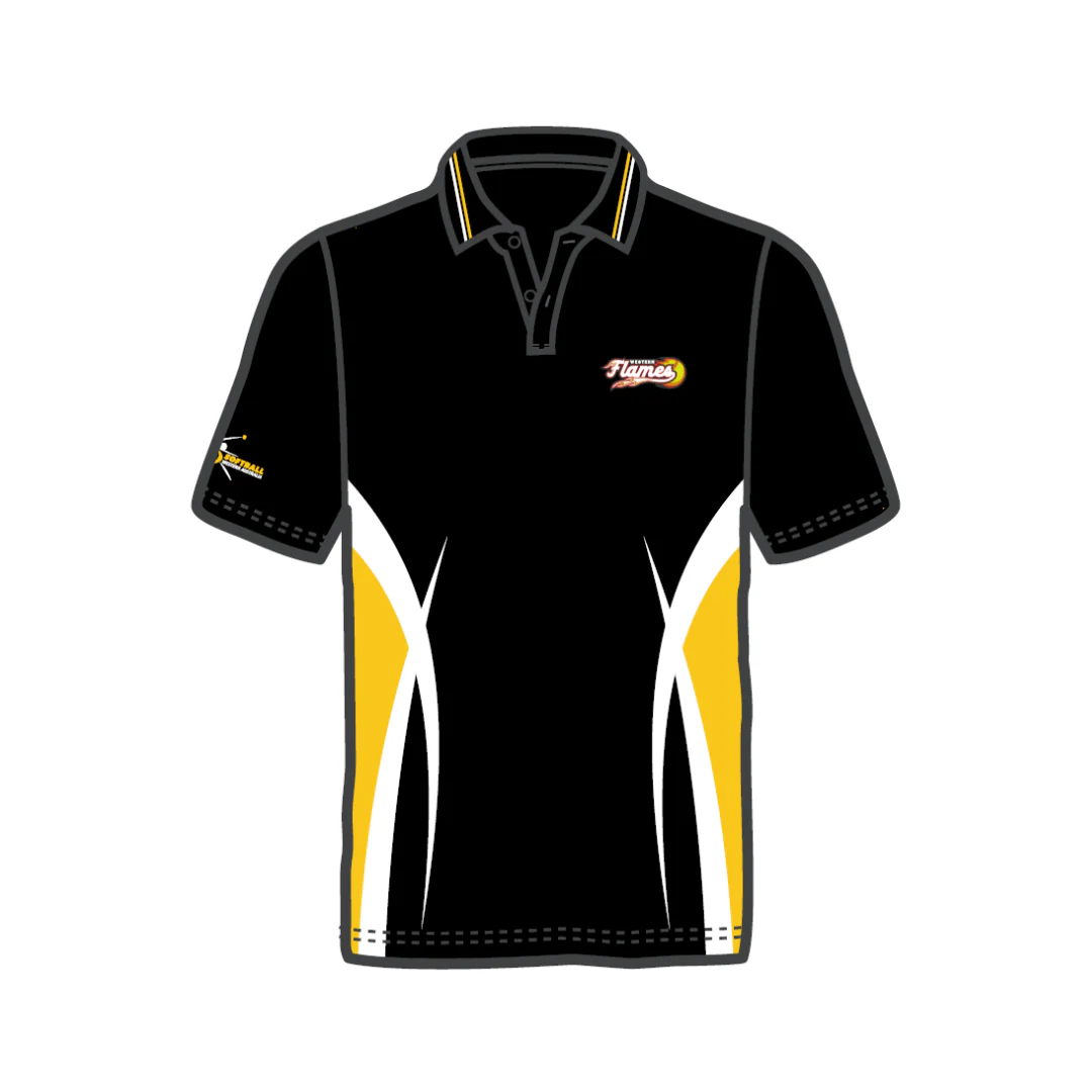 Softball WA - Western Flames Apparel | PRE-ORDER |  Official Polo Shirt