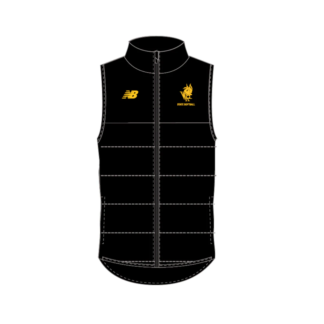 Softball WA - Western Flames Apparel | PRE-ORDER |  Puffer Vest