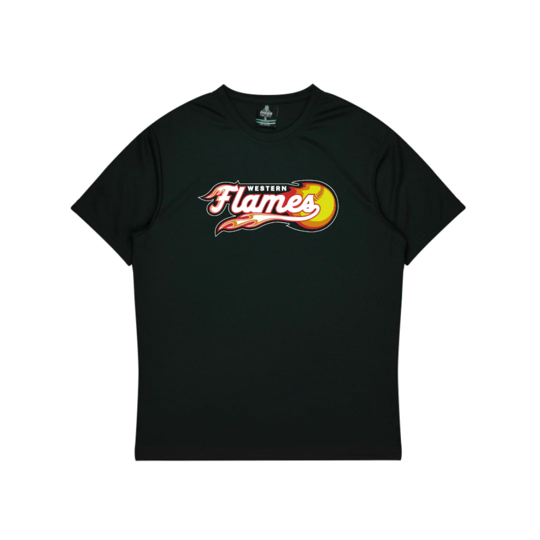 Softball WA - Western Flames Apparel | PRE-ORDER |  Under Shirt - Black