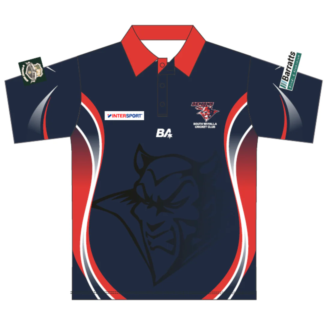 South Whyalla CC | PRE ORDER | Short Sleeve Playing Polo - Blue