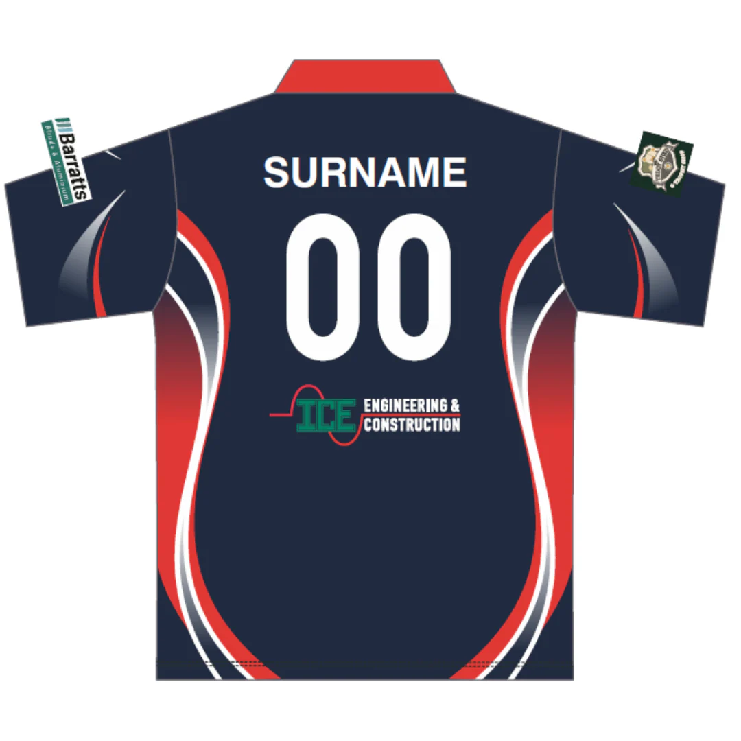 South Whyalla CC | PRE ORDER | Short Sleeve Playing Polo - Blue - Image 2