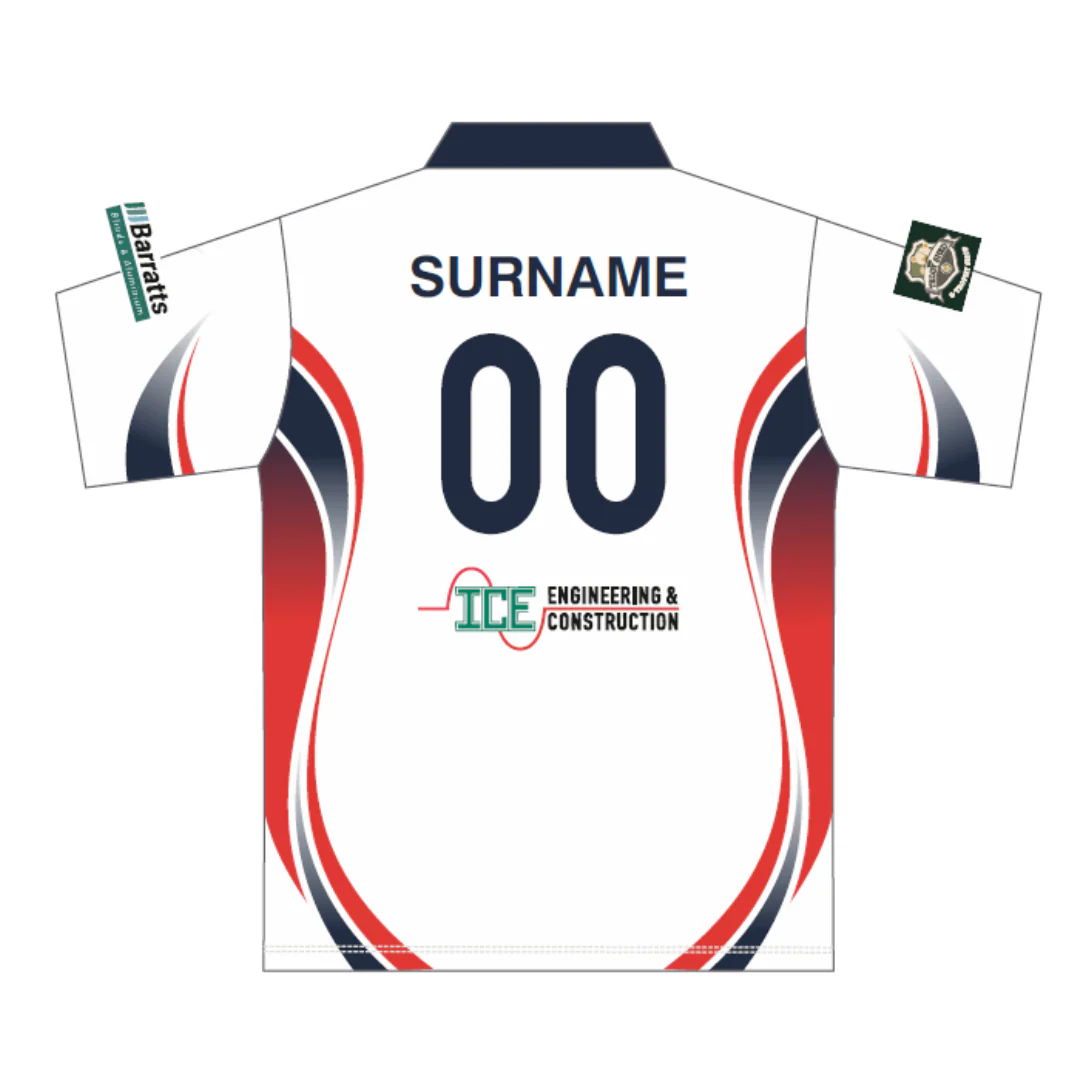 South Whyalla CC | PRE ORDER | Short Seeve Playing Polo  - White - Image 2