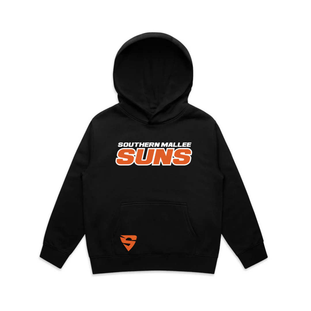 Southern Mallee Suns FC | PRE-ORDER | Youth Hoodie Black