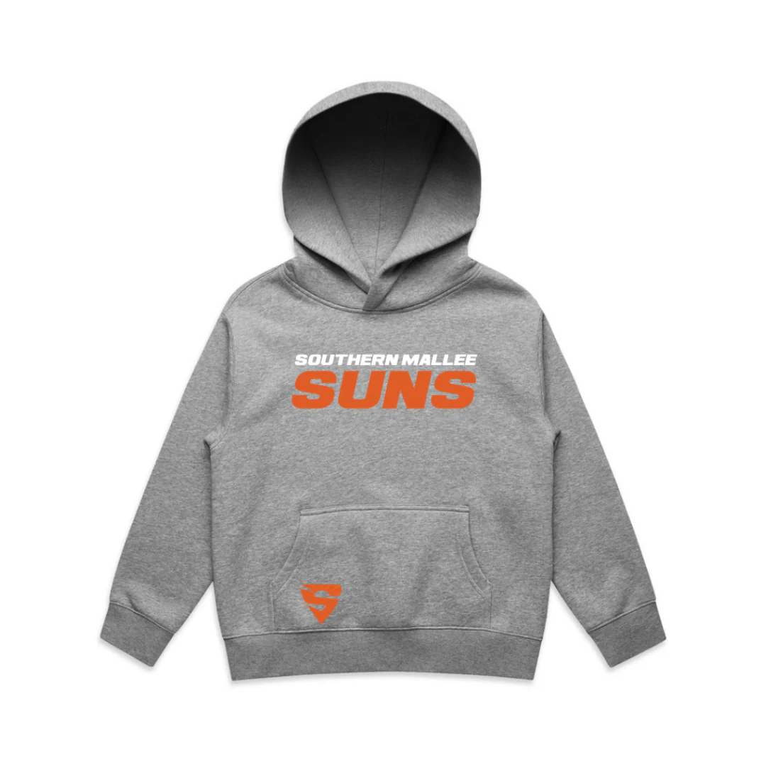 Southern Mallee Suns FC | PRE-ORDER | Youth Hoodie Grey