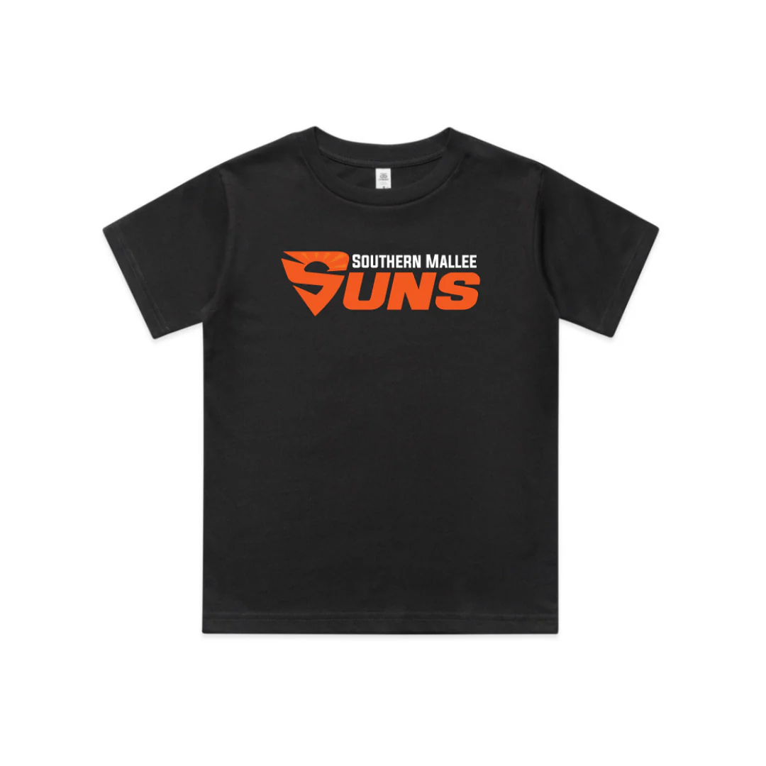 Southern Mallee Suns FC | PRE-ORDER | Youth Tee Coal