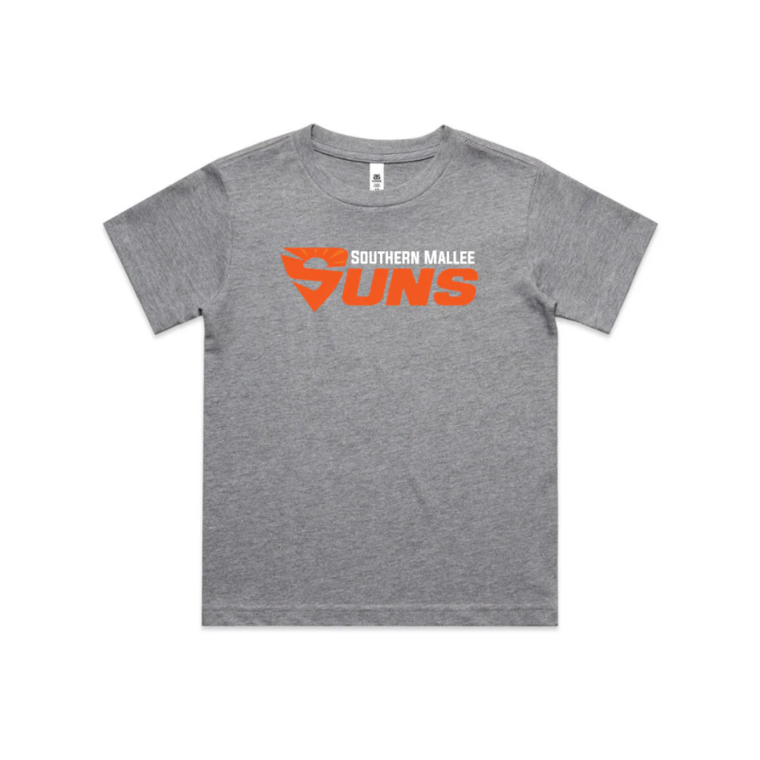 Southern Mallee Suns FC | PRE-ORDER | Youth Tee Grey