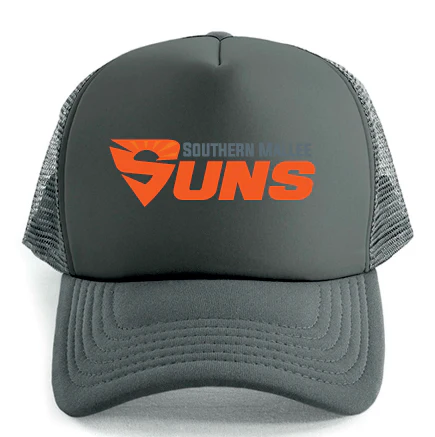 Southern Mallee Suns FC | PRE-ORDER | Charcoal Trucker Cap