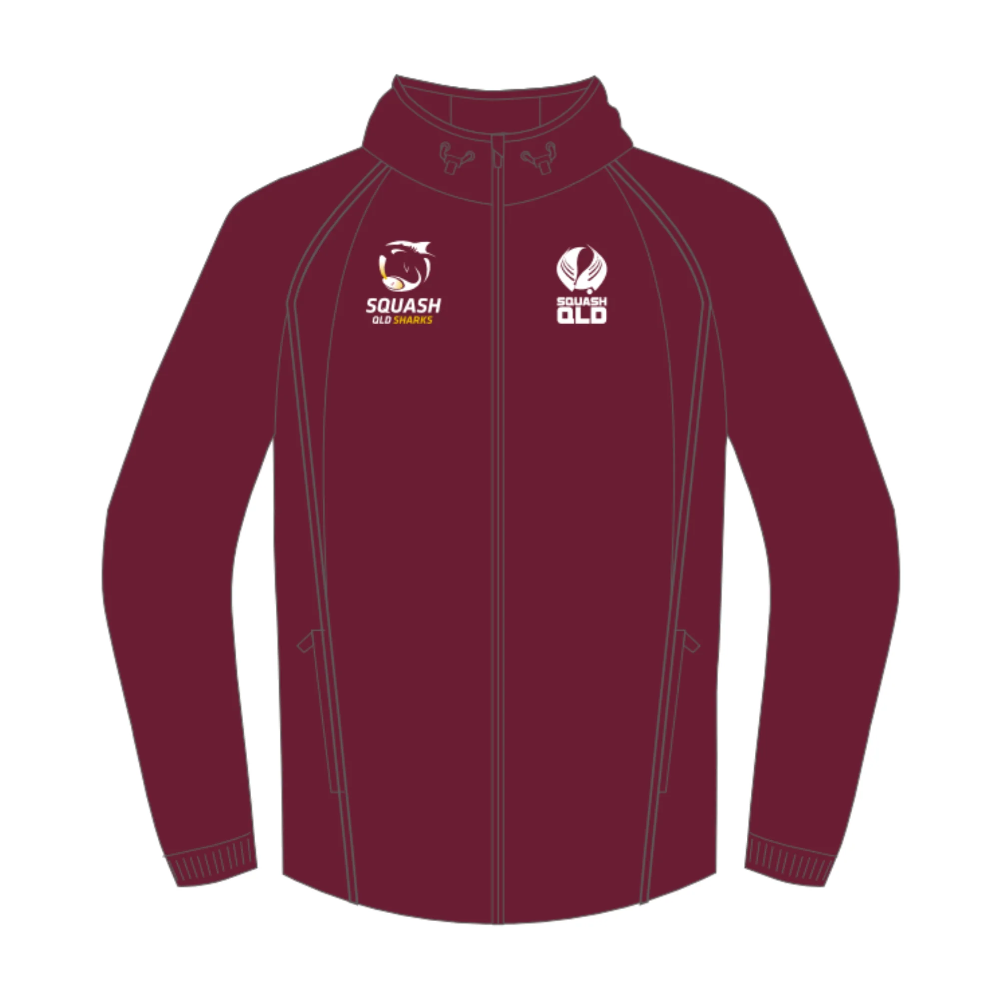 Squash QLD | PRE-ORDER | Sharks Softshell Jacket
