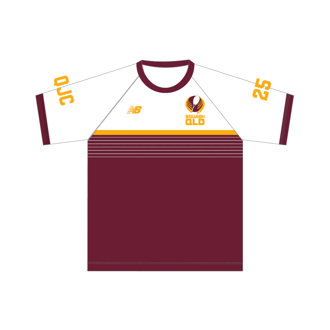 Squash QLD | PRE-ORDER | Unisex Round Neck Tee