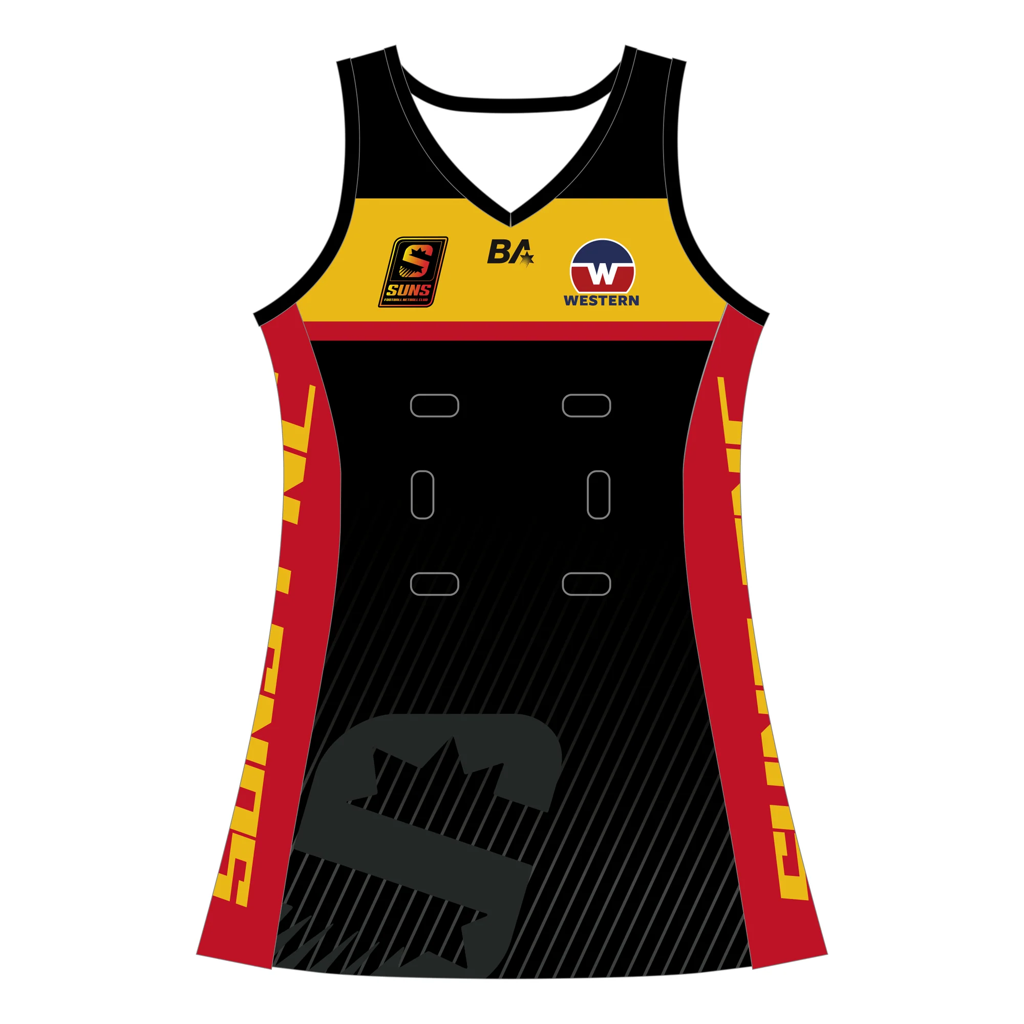 WRFL Suns FNC | Netball Dress