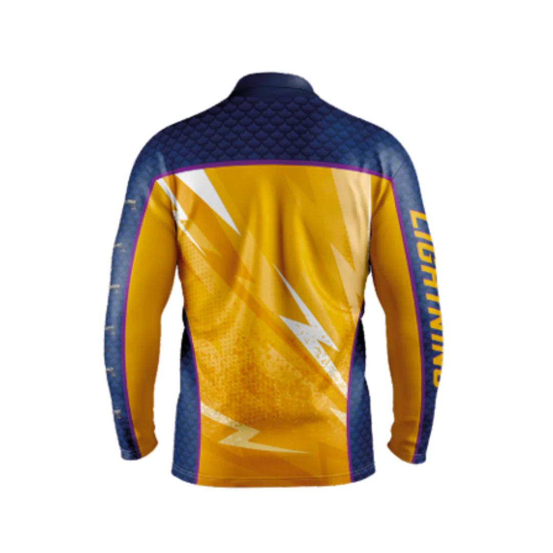 Sunshine Coast Lightning | Fishing Polo Long Sleeve - Image 2