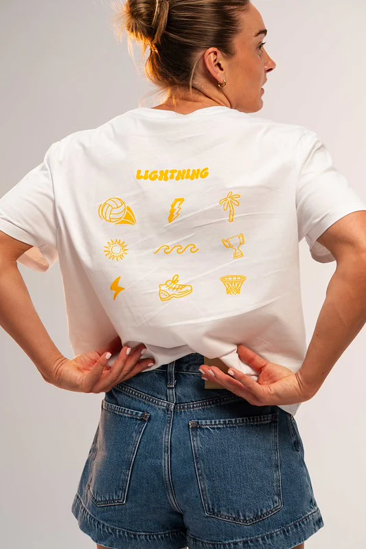 Sunshine Coast Lightning | Lightning Beach Tee - Image 4