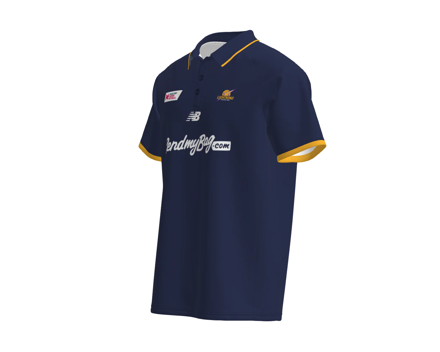 Sunshine Coast Lightning | NB Unisex Merchandise Polo - Image 2
