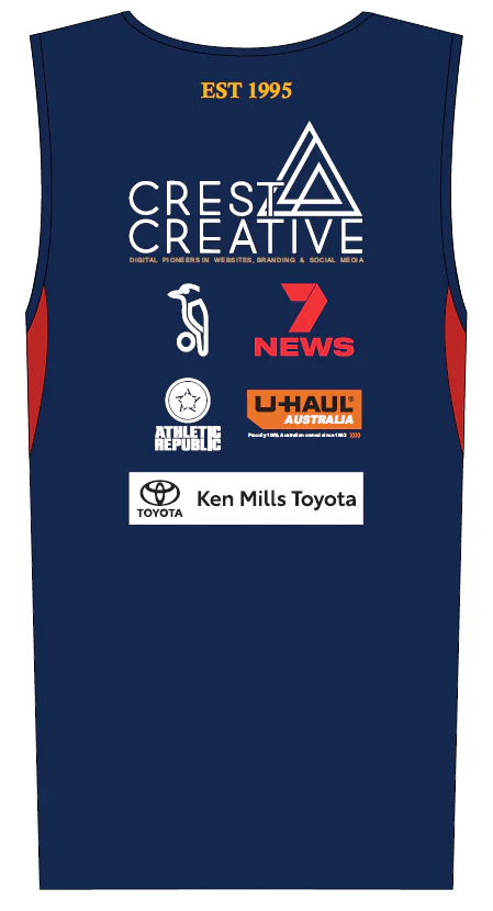 Sunshine Coast Scorchers | PRE-ORDER | Training Singlet Mens - Image 2