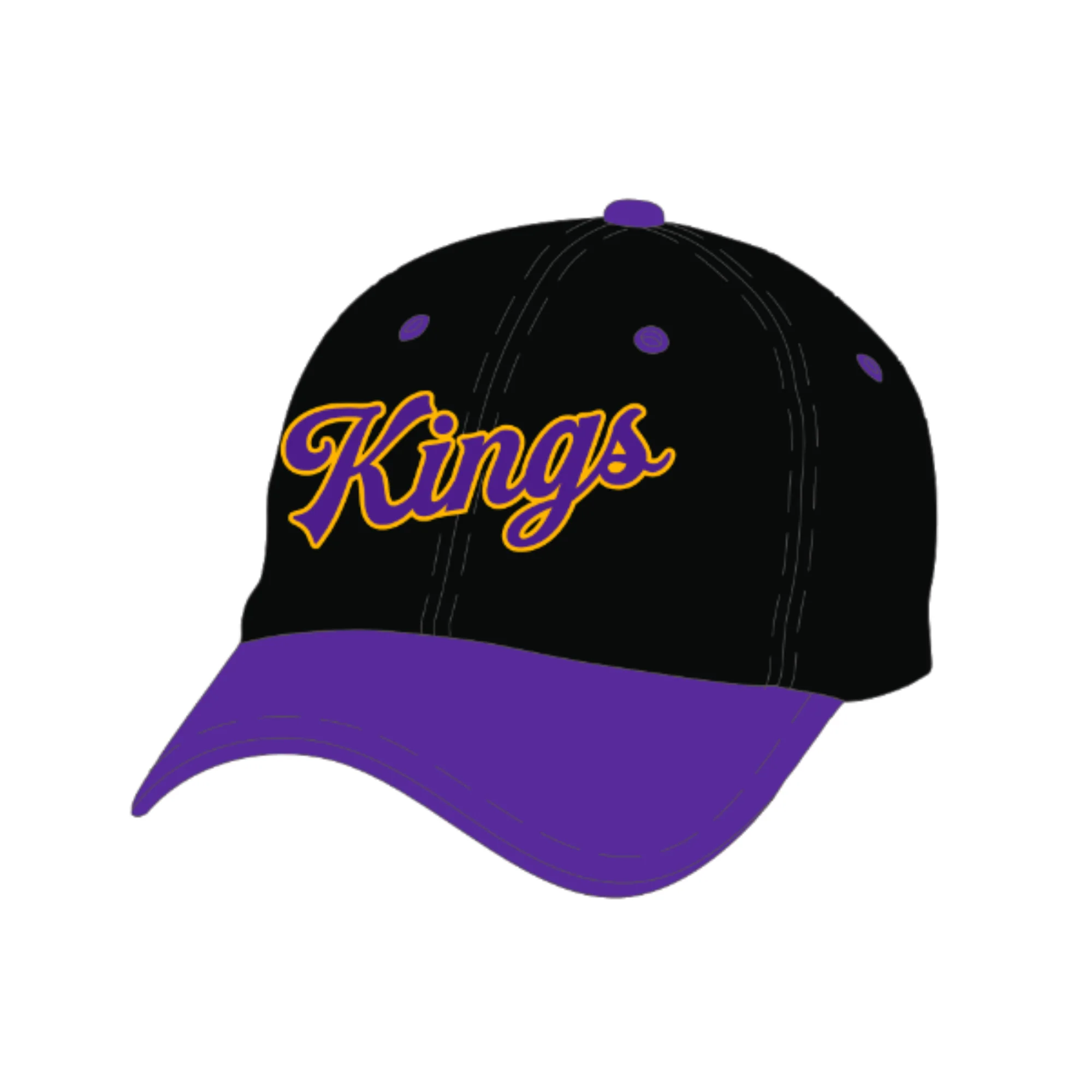Sydney Kings | Two Tone Cap - Black / Purple - Image 2