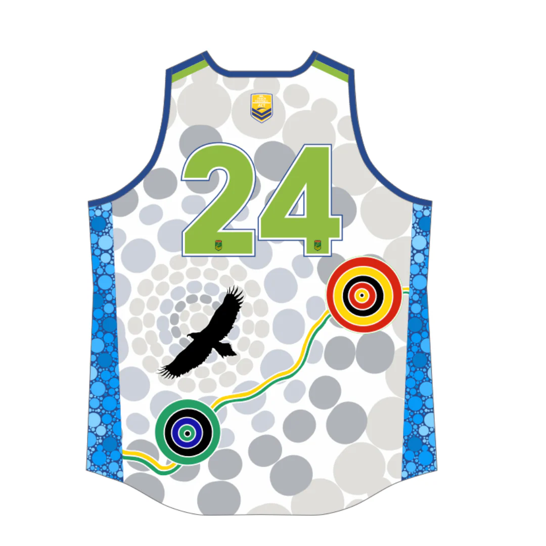 Touch Football ACT | PRE-ORDER | Clash Playing Singlet - Womens - Image 2
