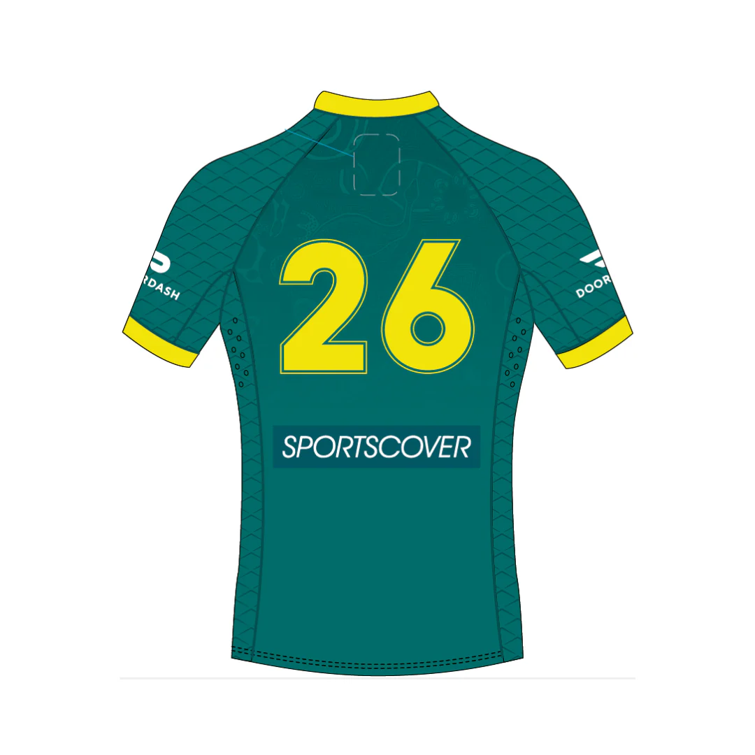 Touch Football Australia - Emus | PRE-ORDER | Playing Green Jersey - Mens - Image 2