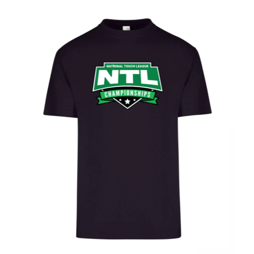 Touch Football Australia | NTL Black Tee