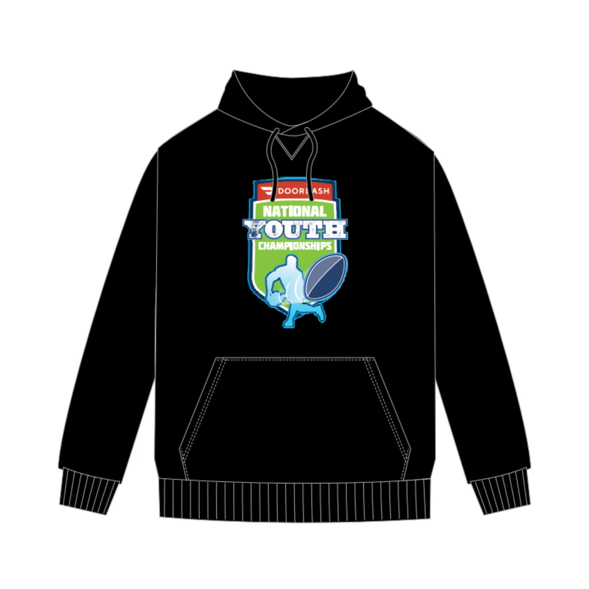 Touch Football Australia | NYC Black Hoodie