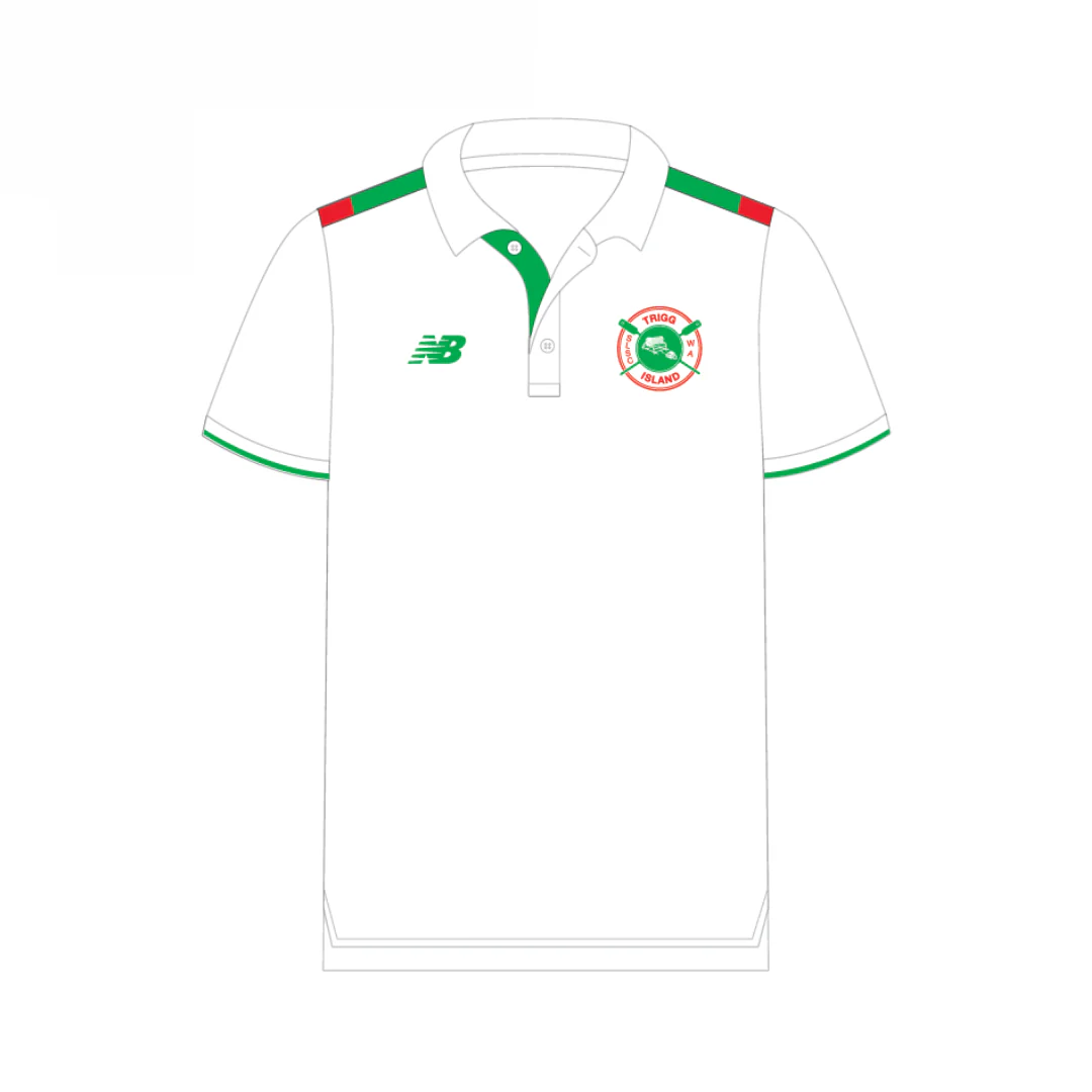 Trigg Island SLSC | PRE-ORDER | SS Polo - Unisex White