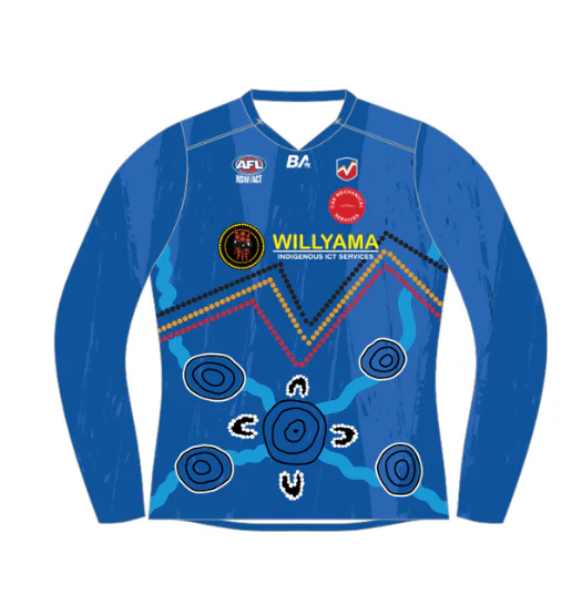 Tuggeranong Valley FC | PRE-ORDER | Ladies Long Sleeve Indigenous Guernsey