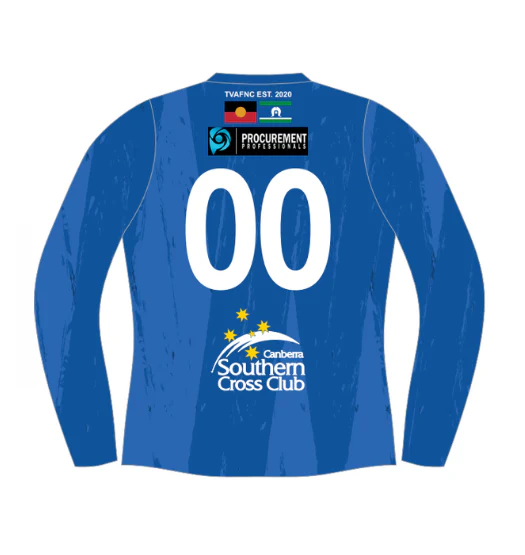 Tuggeranong Valley FC | PRE-ORDER | Ladies Long Sleeve Indigenous Guernsey - Image 2