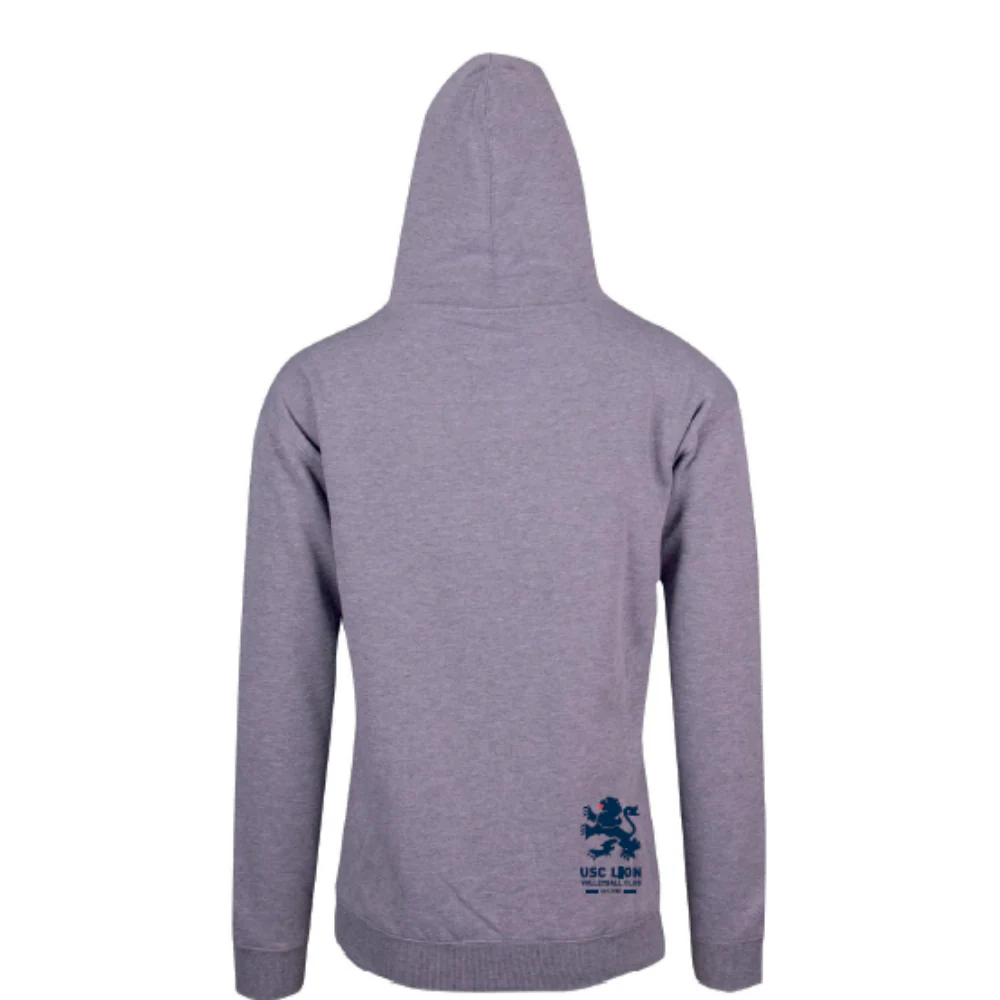 USC Lion Volleyball Club | Hoodie - Unisex - Grey - Image 2