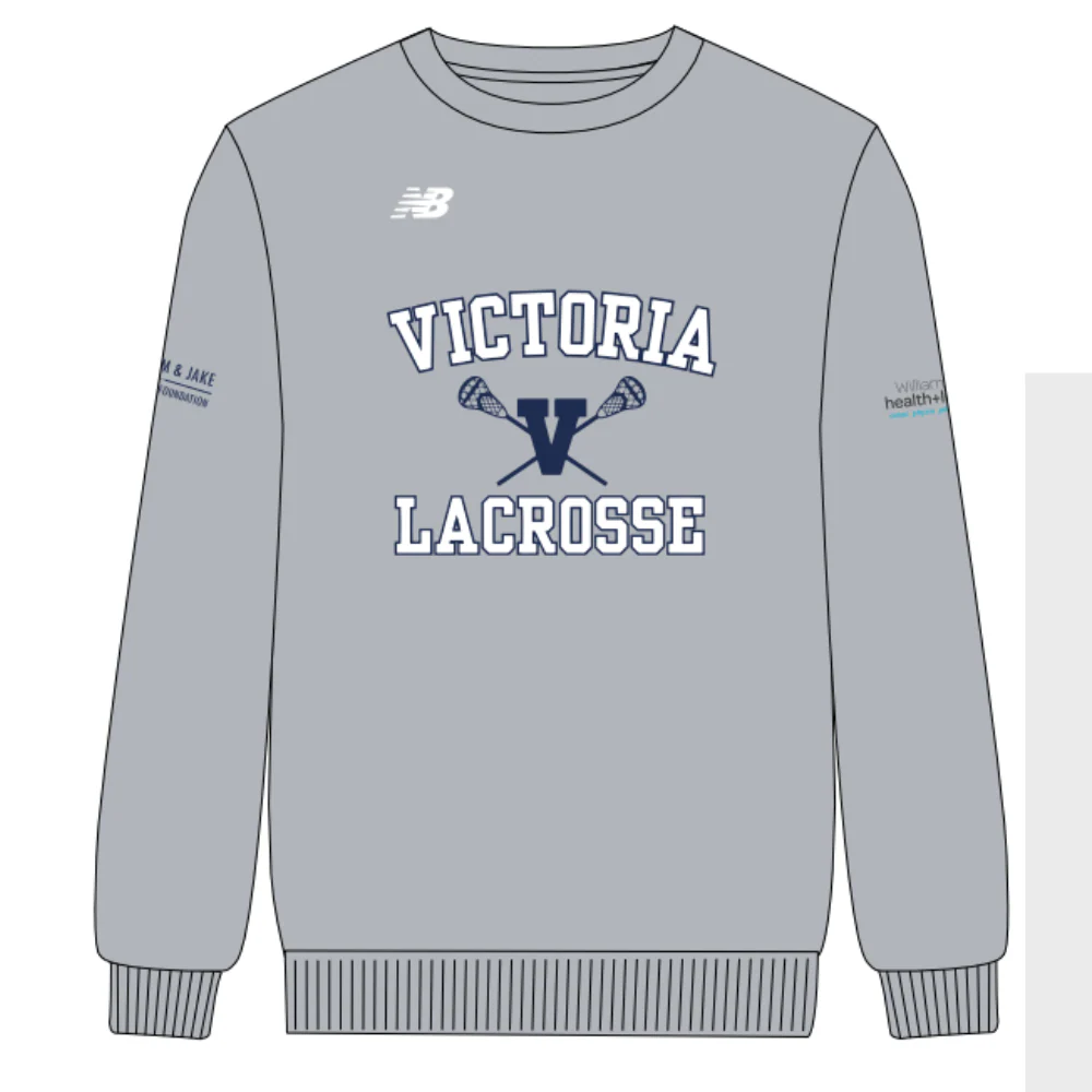 Victorian Lacrosse | PRE-ORDER | NB Unisex Crew Sweatshirt - Grey