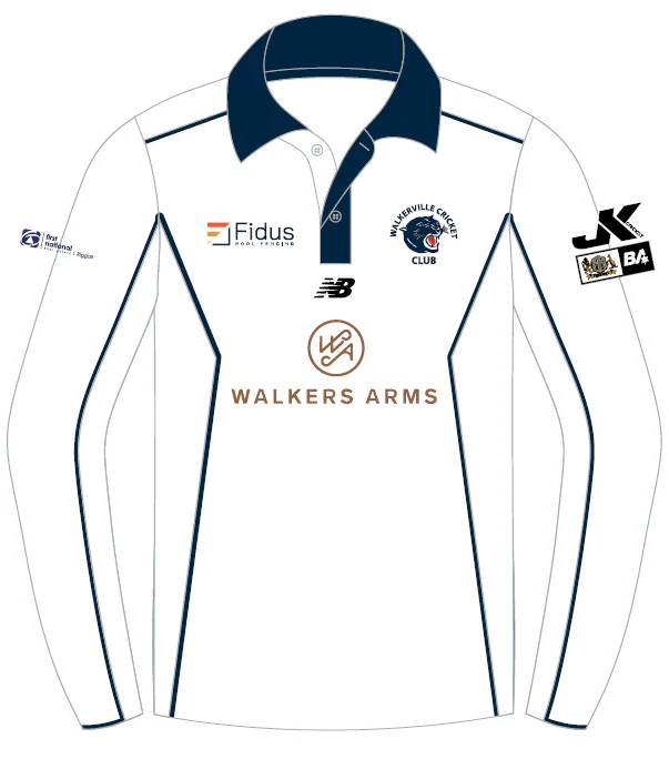 Walkerville CC | PRE-ORDER | Senior Elite Playing Polo - Long Sleeve