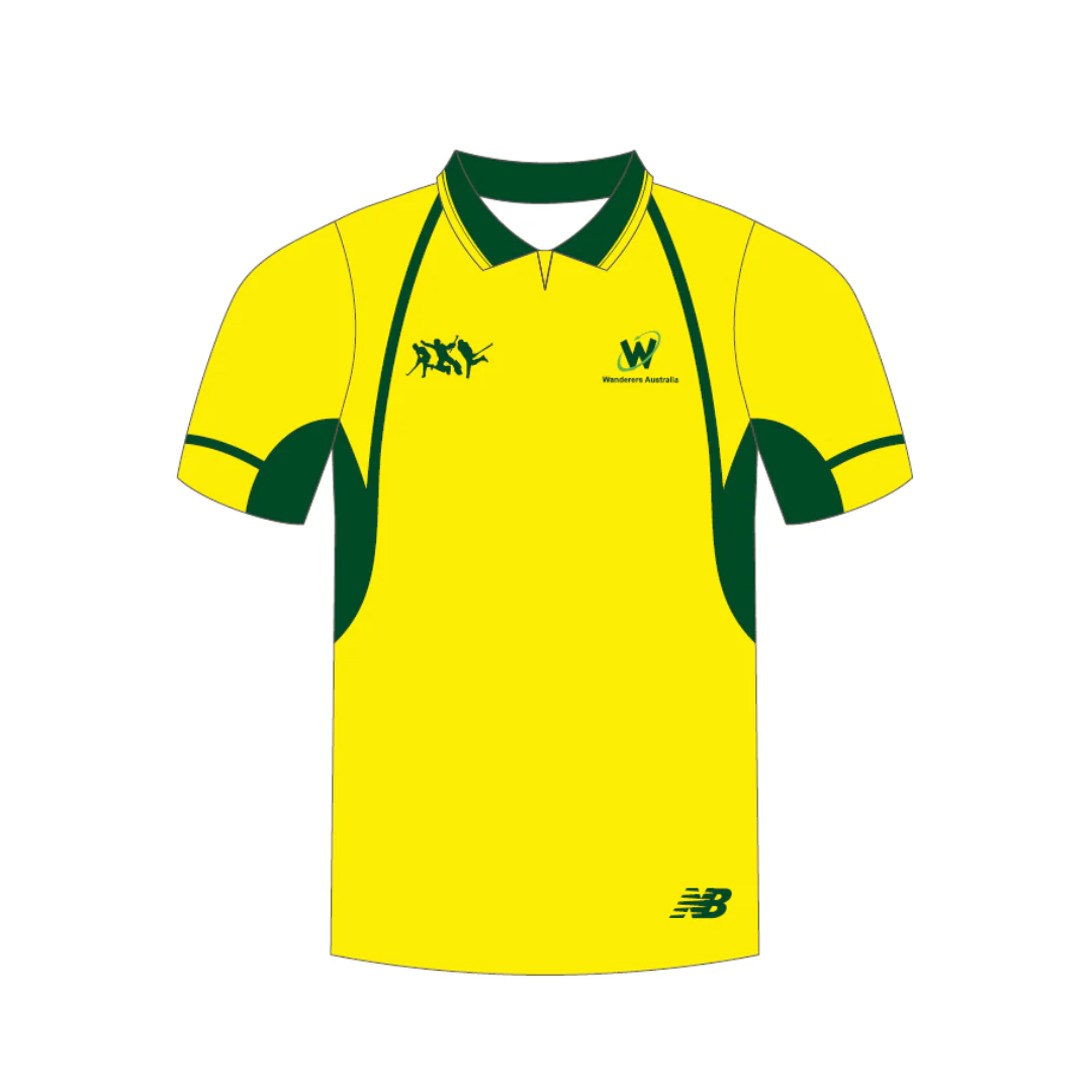 Wanderers AUS | PRE-ORDER | Hockey | Playing Shirt Yellow - Unisex