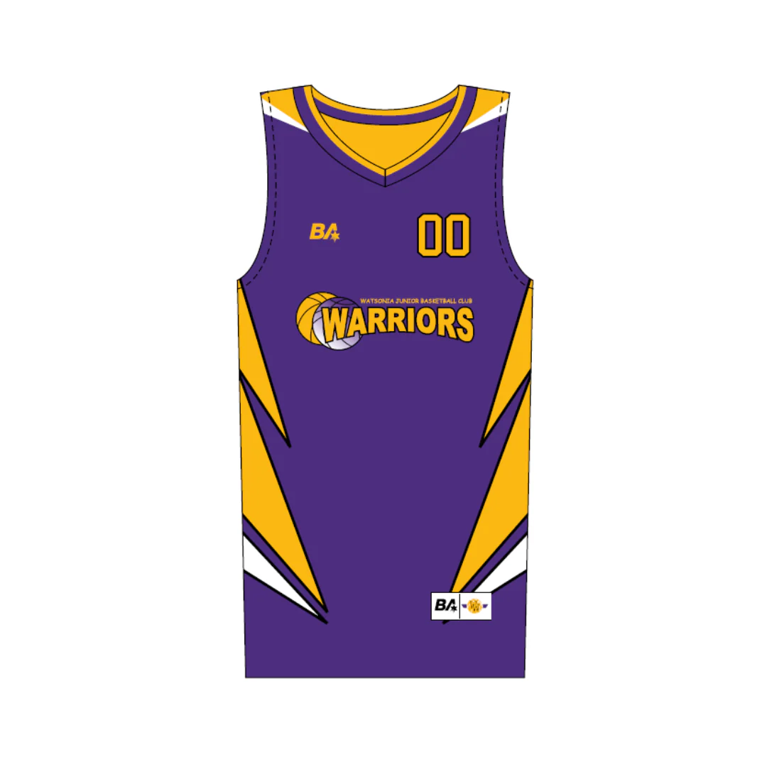 Watsonia Warriors BC | PRE-ORDER | Reversible Basketball Singlet - Unisex