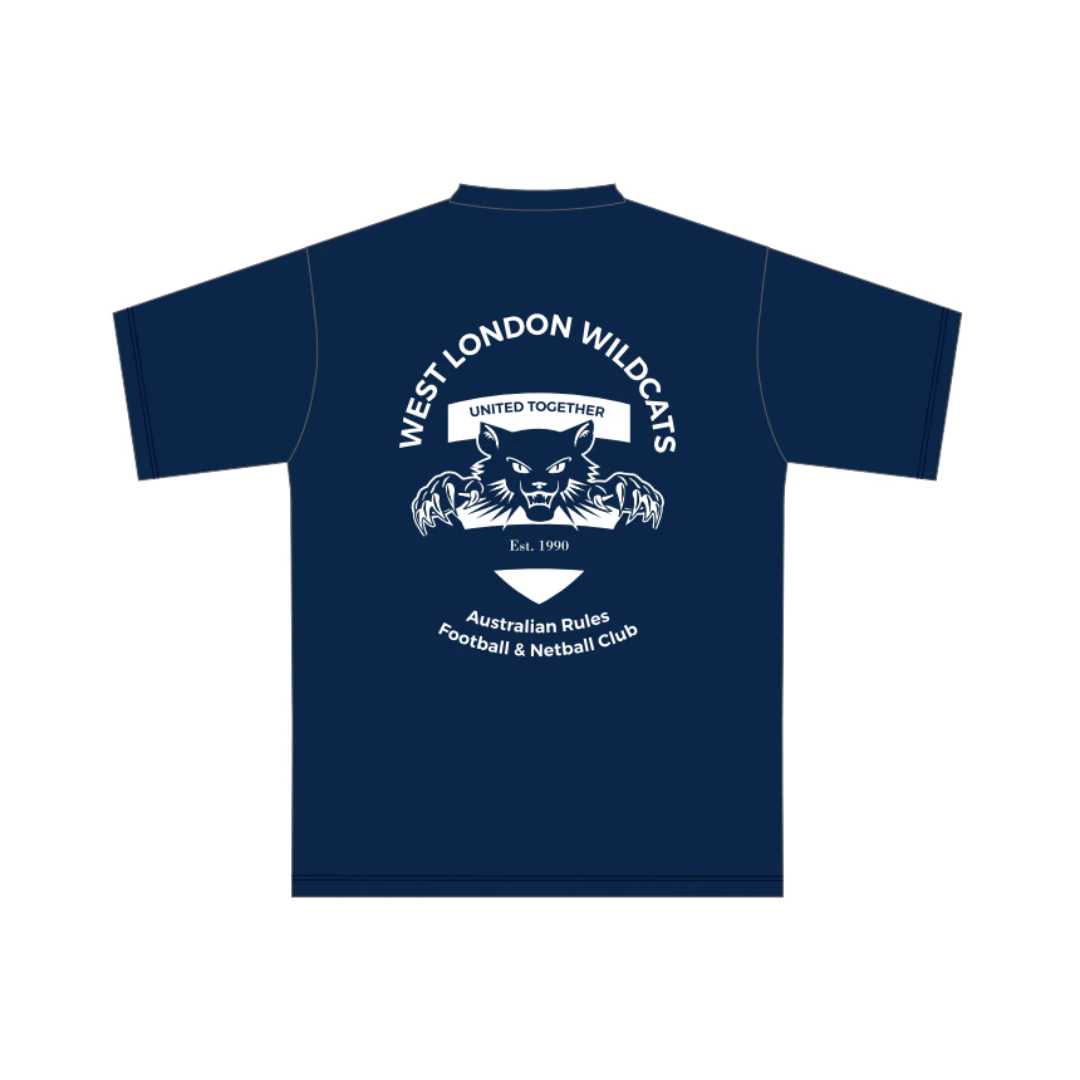 West London Widlcats FC | PRE-ORDER | Navy Tee (AS Colour) - Image 2