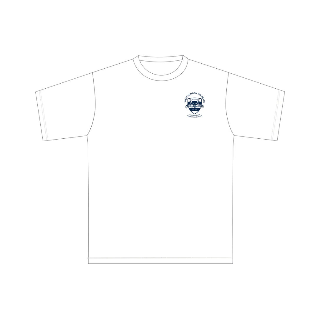 West London Widlcats FC | PRE-ORDER | White Tee (AS Colour)