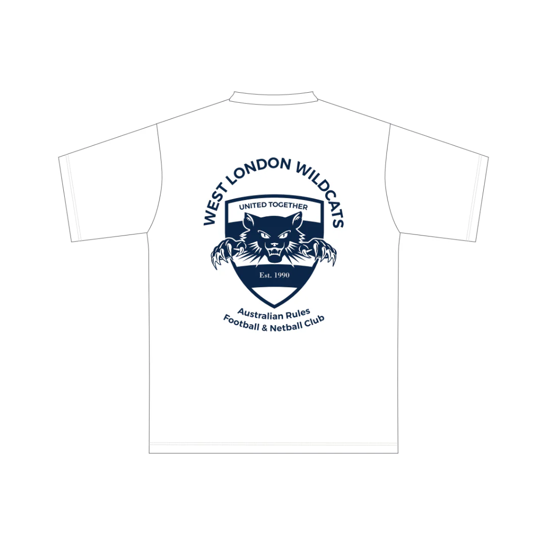 West London Widlcats FC | PRE-ORDER | White Tee (AS Colour) - Image 2