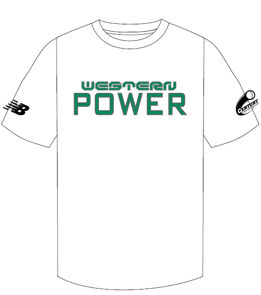 Western Power | PRE-ORDER | - New Balance Supporters Tee - White Unisex