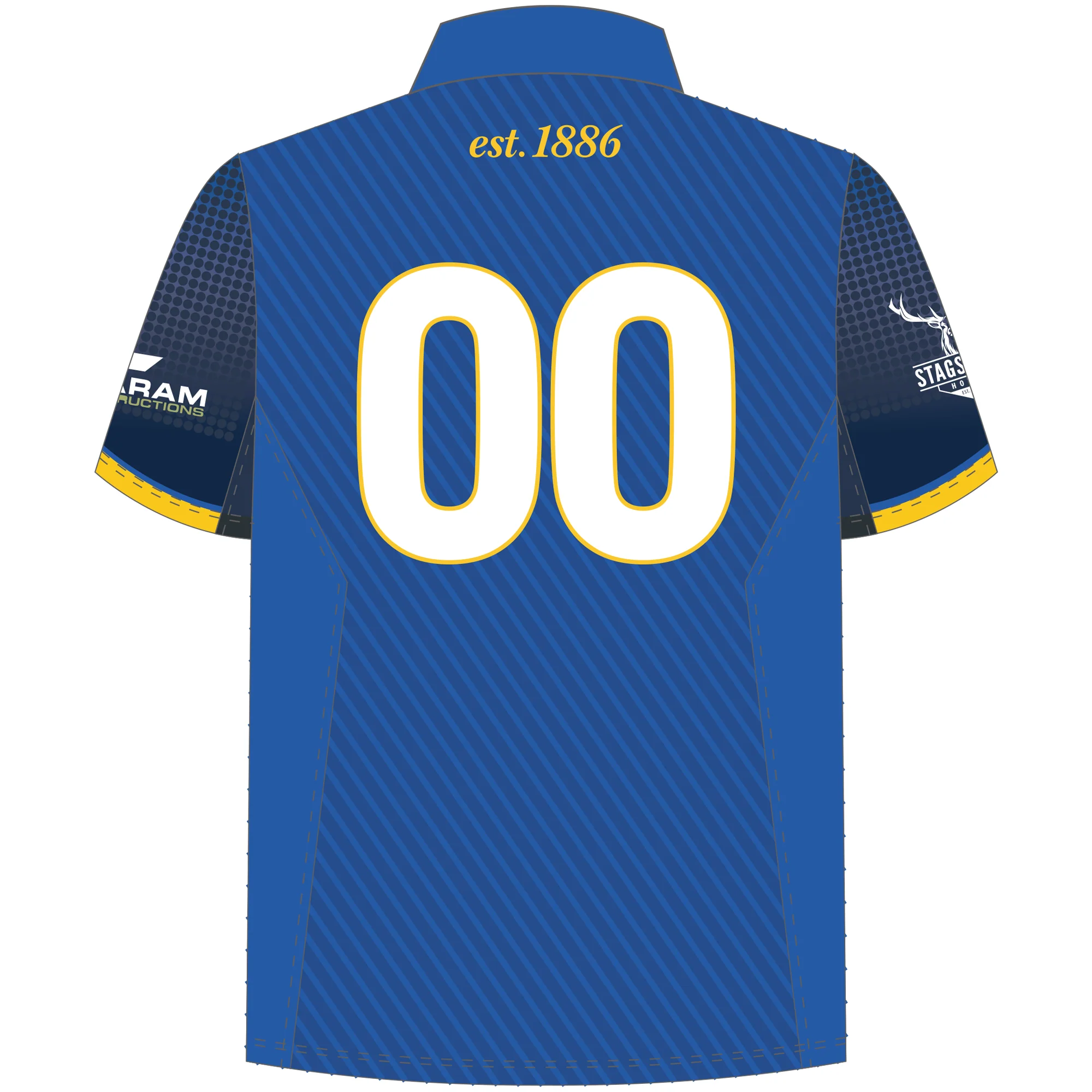 Williamstown CYMS CC | PRE-ORDER | NB Mens SS Playing Polo Shirt - Blue - Image 2
