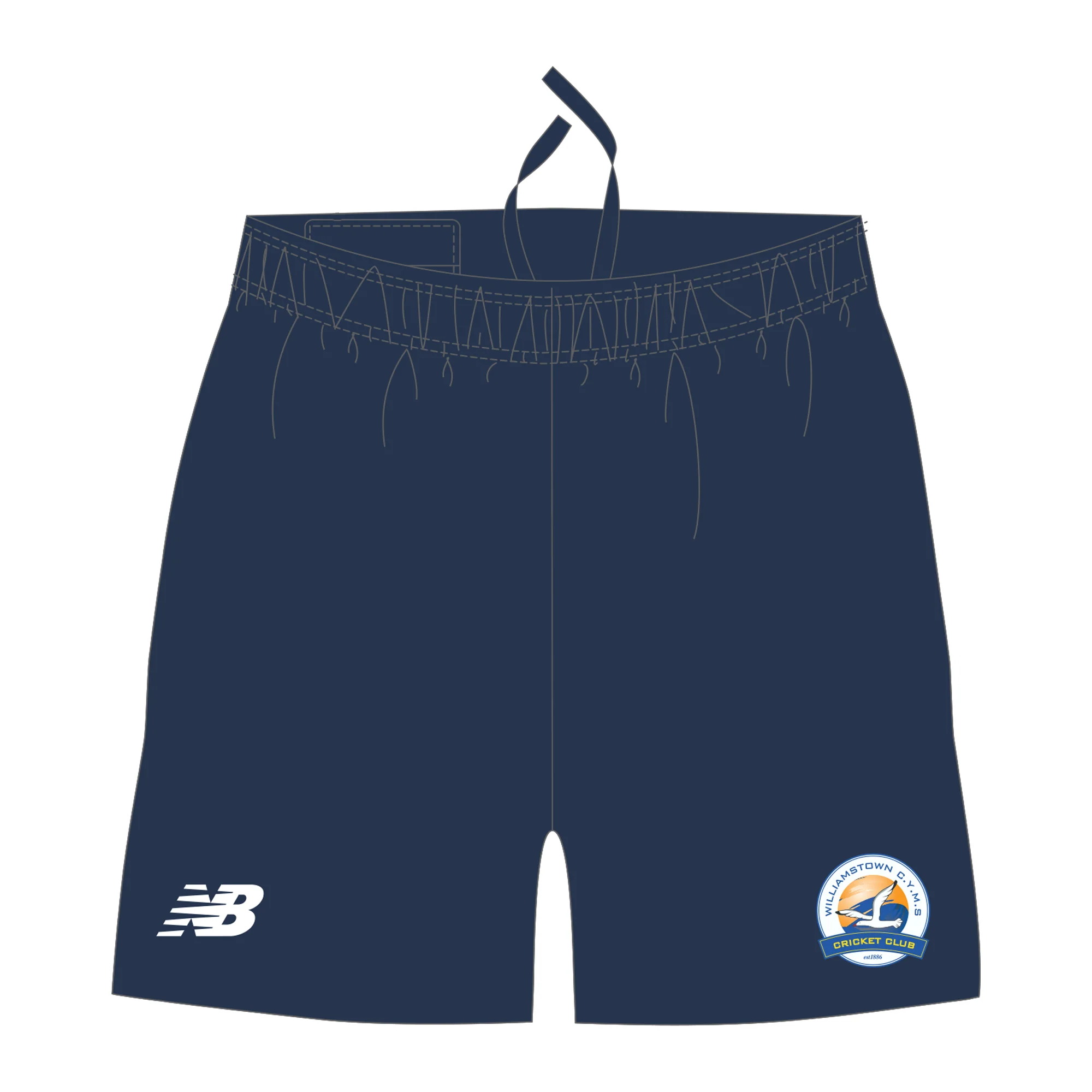Williamstown CYMS CC | PRE-ORDER | NB Mens Travel Shorts