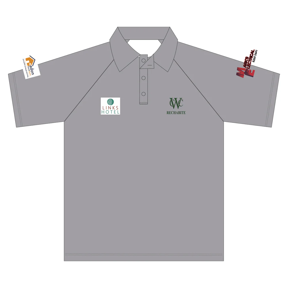Woodville Rechabites CC | PRE-ORDER | Club Polo - Short Sleeve - Grey - Womens