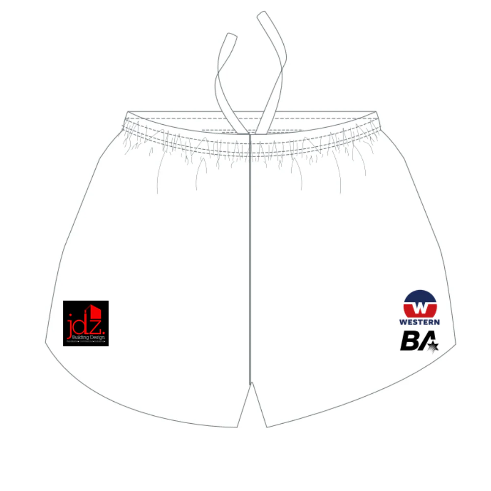 WRFL Albanvale FNC | Unisex BA AFL Shorts (Away) - Juniors