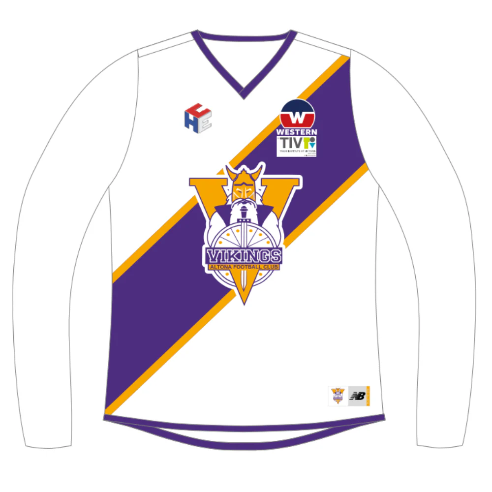 WRFL Altona FC | NB Reversible Guernsey Long Sleeve - Home - Image 3