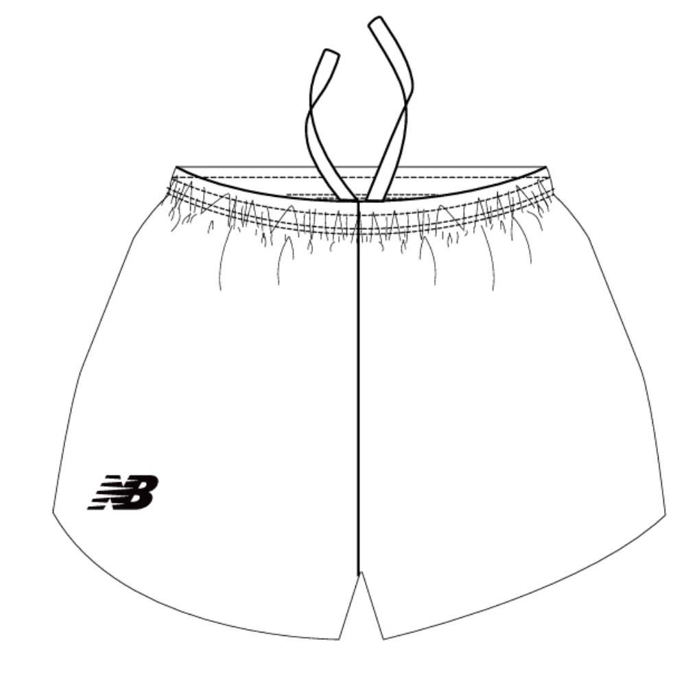 WRFL Braybrook Football Netball Club | NB Unisex Away Footy Shorts