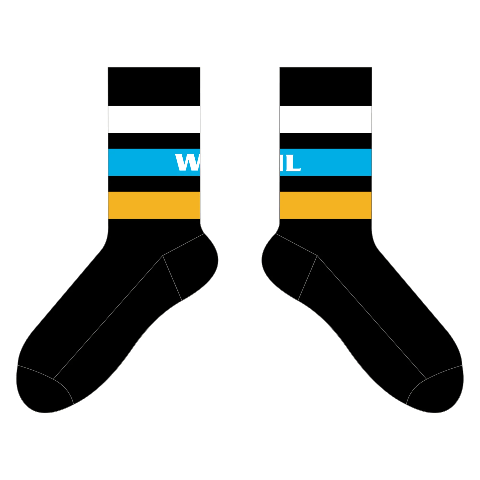 WRFL Caroline Springs FC | Crew Length Socks